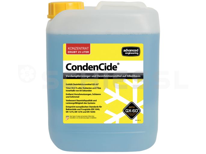 více o produktu - Prostředek čisticí pro výparníky a dezinfekční prostředky CondenCide, 5L (koncentrát), S010351R3, Advanced